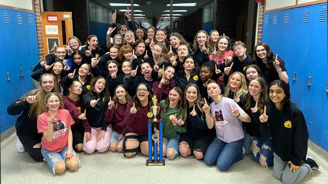 Millard North's ''Illumination'' earns first place in their division at Lincoln East in Nebraska