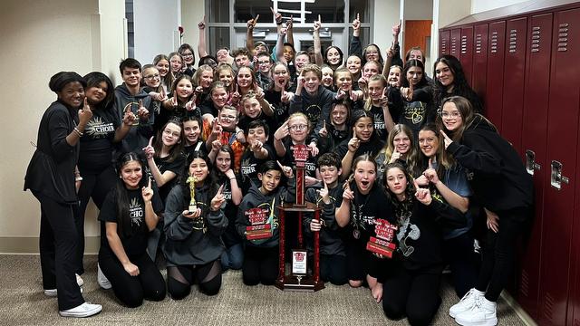 ''West Side Sound'' from Noblesville West sweep the middle school division at Plainfield in Indiana