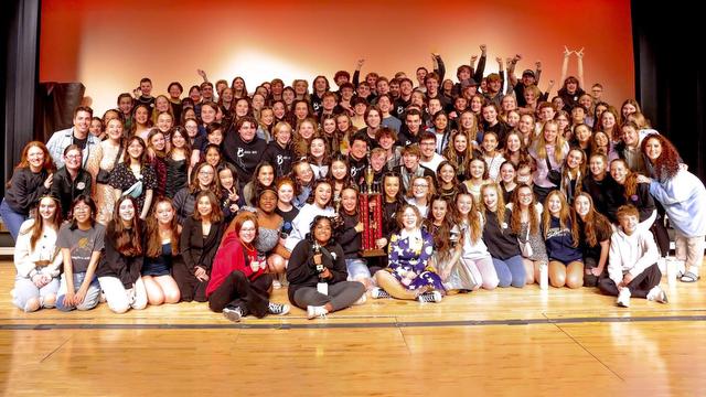 All three of the show choirs at Elkhorn South took first place in their respective divisions at Elkhorn