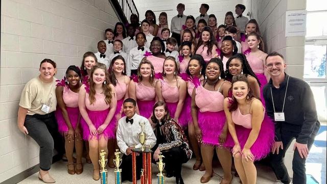 Brandon Middle School's ''Blitz'' are awarded first place along with best vocals and choreography at Enterprise