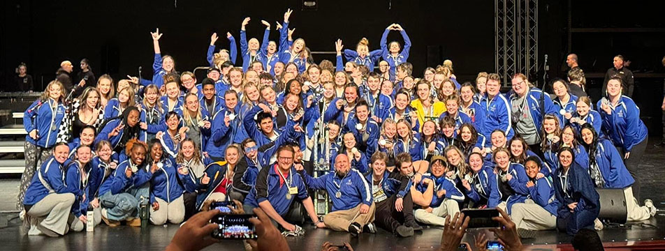 Both of Homestead High School's show choirs - ''Class Royale'' and ''Elite'' - sweep their divisions at the Northridge Choral Invitational in Indiana