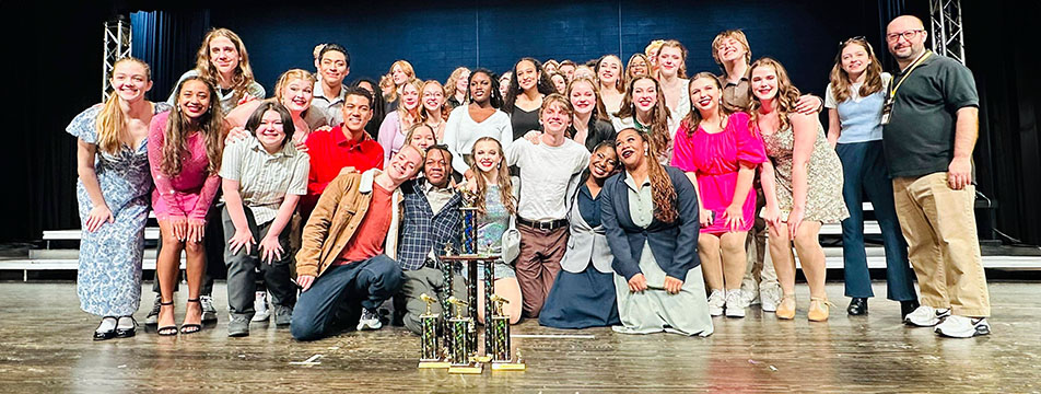 Rome High School's ''Grand Finale'' sweeps the Tier III mixed division at Jasper Foothills with best vocals, best choreography, and best overall effect