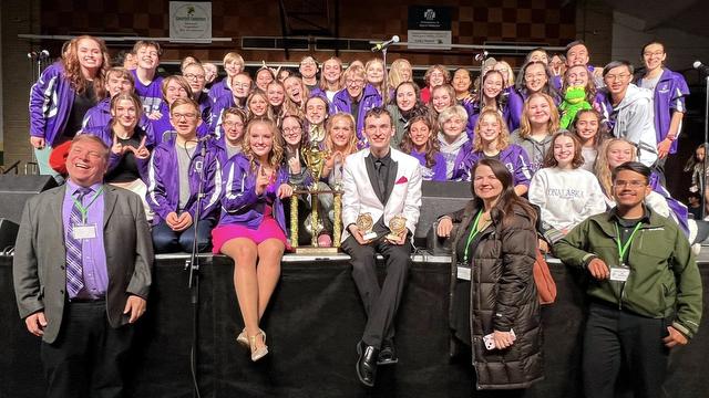 Opening their season with a bang, Onalaska's ''Hilltoppers'' are crowned Grand Champions at Colby