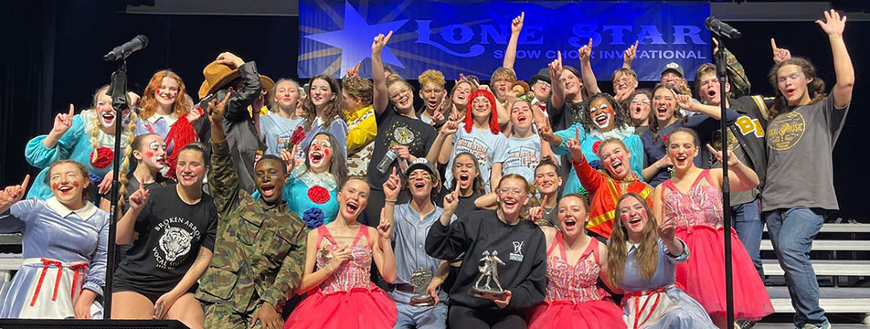 Broken Arrow is crowned Grand Champion and brings home best vocals and best choreography at the Keller Central Lone Star Invitational in Texas