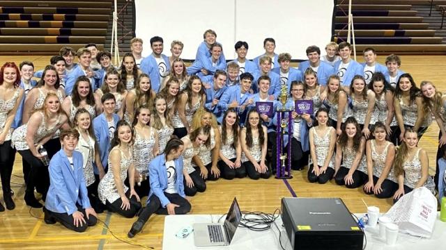 Ankeny's ''Visual Adrenaline'' sweep their first contest of the year at Muscatine in Iowa
